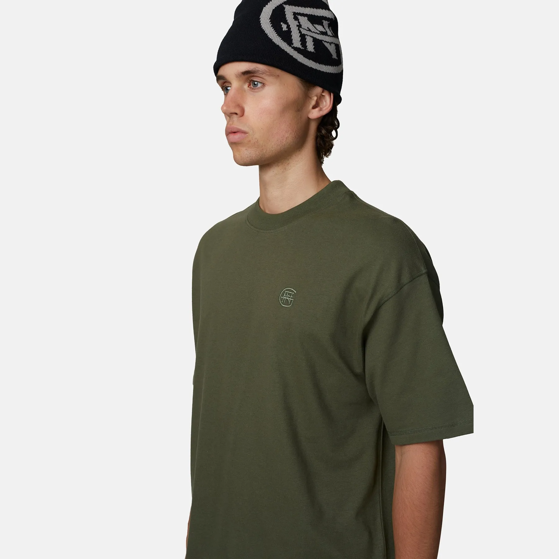 Oversized Monogram Thyme T-shirt sold by Good for Nothing product image thumbnail 4