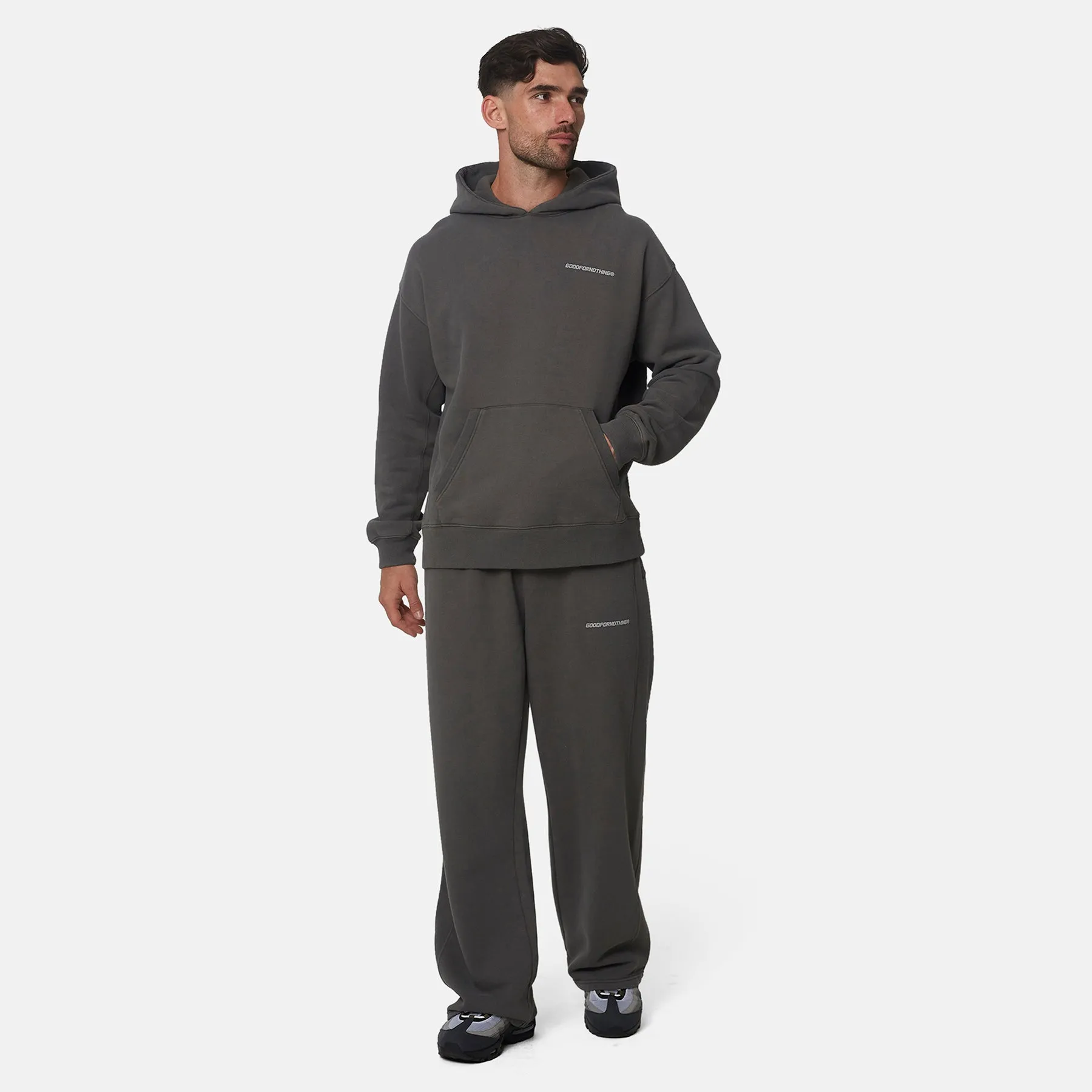 Essential Iron Oxide Oversized Fit Pullover Hoodie sold by Good for Nothing product image thumbnail 5