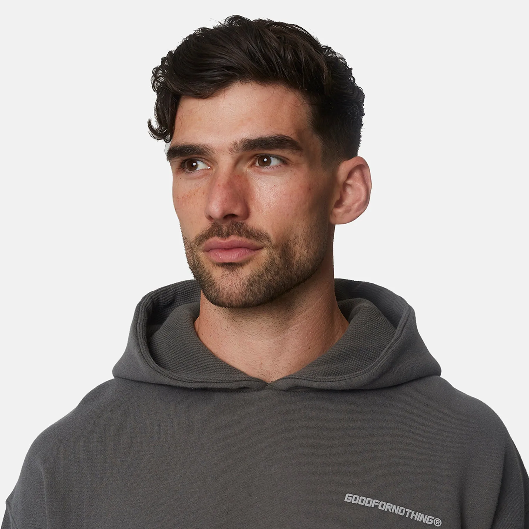 Essential Iron Oxide Oversized Fit Pullover Hoodie sold by Good for Nothing product image thumbnail 3