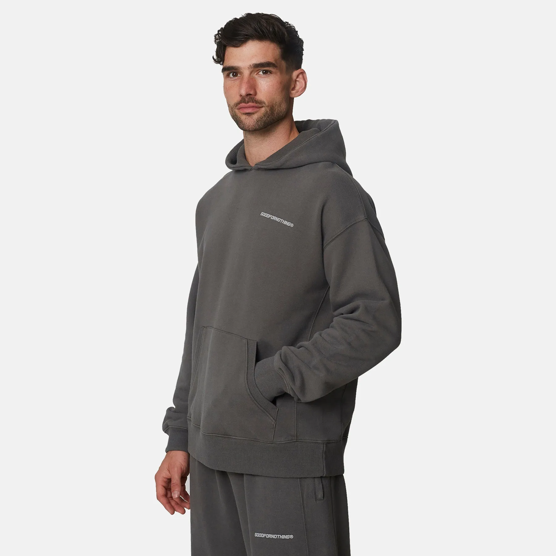 Essential Iron Oxide Oversized Fit Pullover Hoodie sold by Good for Nothing product image thumbnail 2