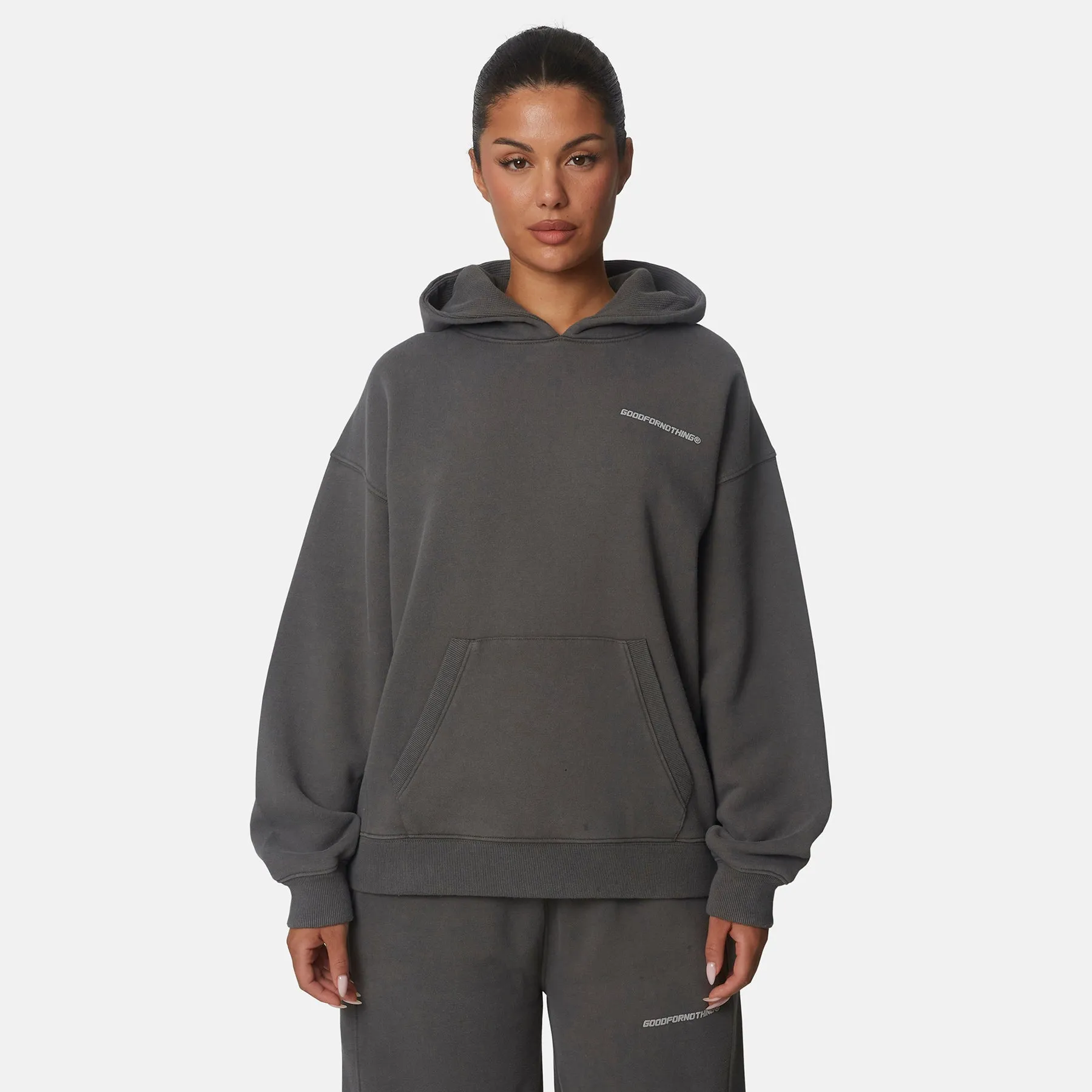 Essential Iron Oxide Oversized Pullover Hoodie sold by Good for Nothing
