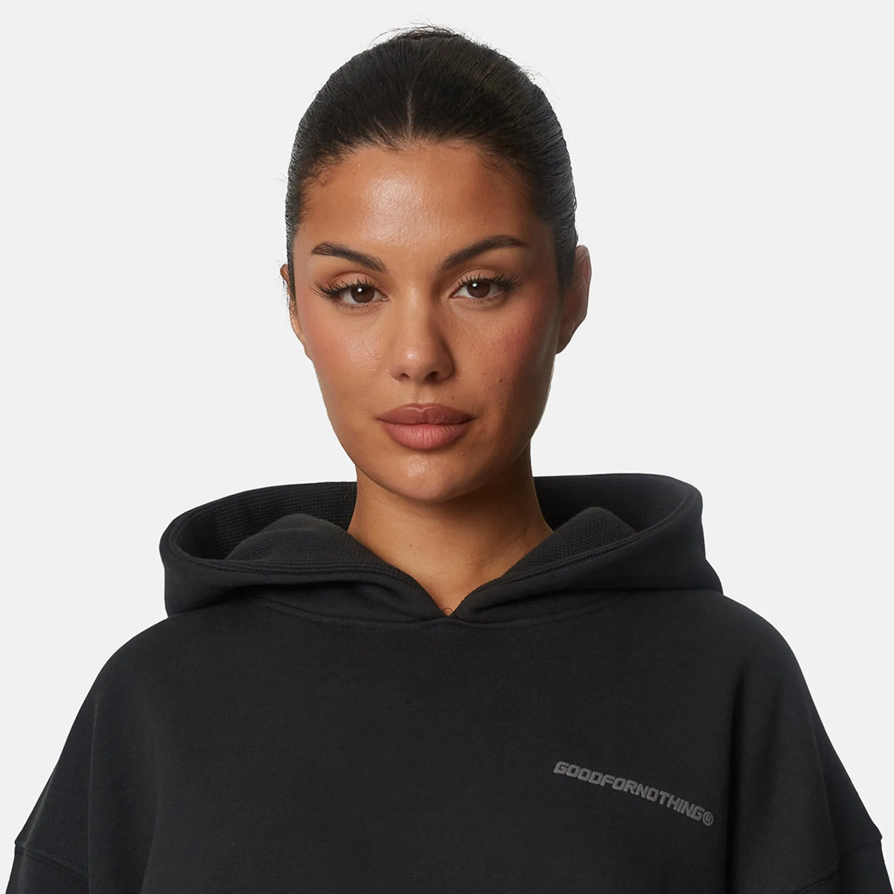 Essential Pirate Black Oversized Pullover Hoodie sold by Good for Nothing product image thumbnail 3