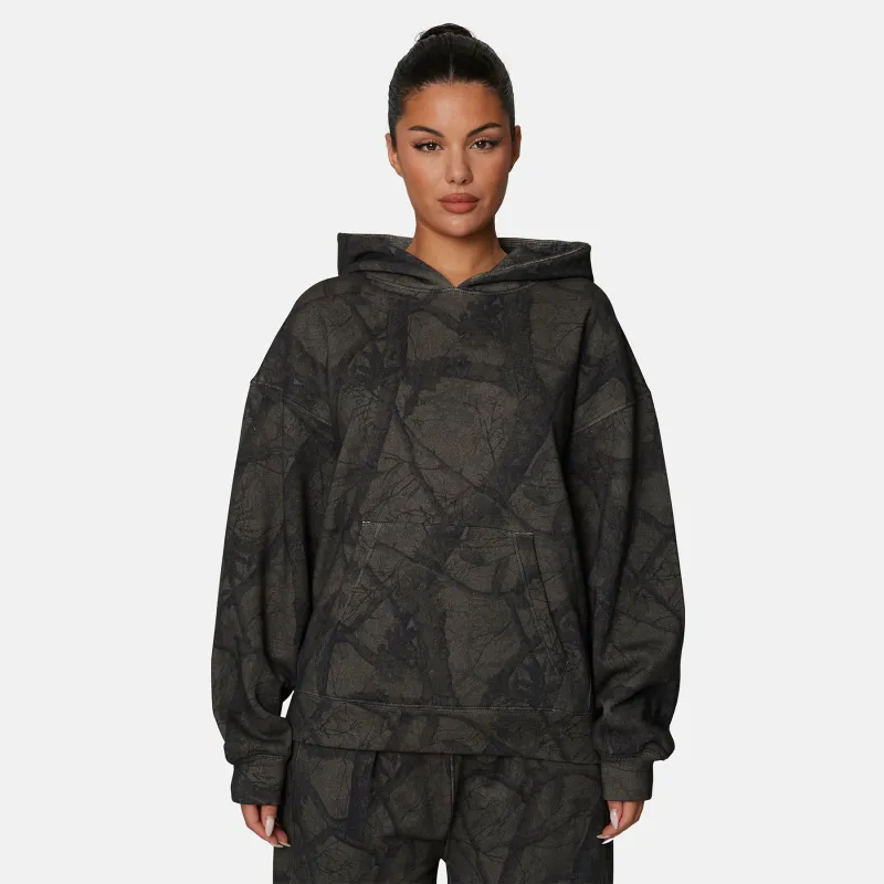 Essential Woodland Brown Oversized Pullover Hoodie made by Good For Nothing Clothing