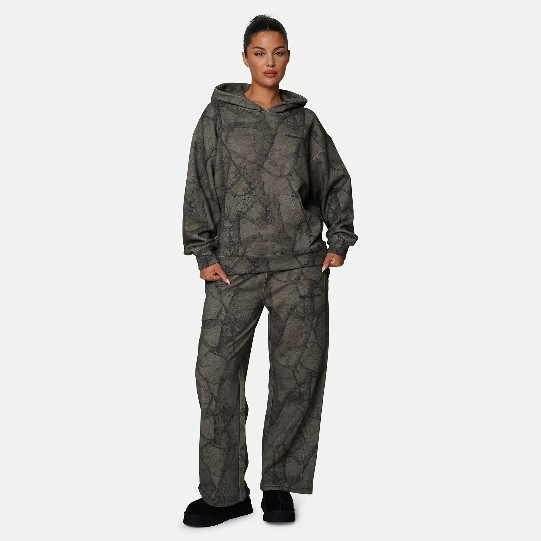Essential Woodland Green Oversized Pullover Hoodie sold by Good for Nothing product image thumbnail 5