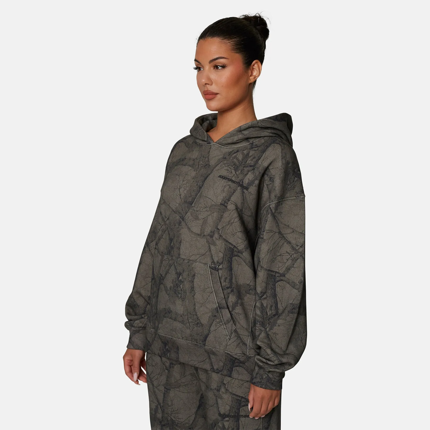 Essential Woodland Green Oversized Pullover Hoodie sold by Good for Nothing product image thumbnail 2