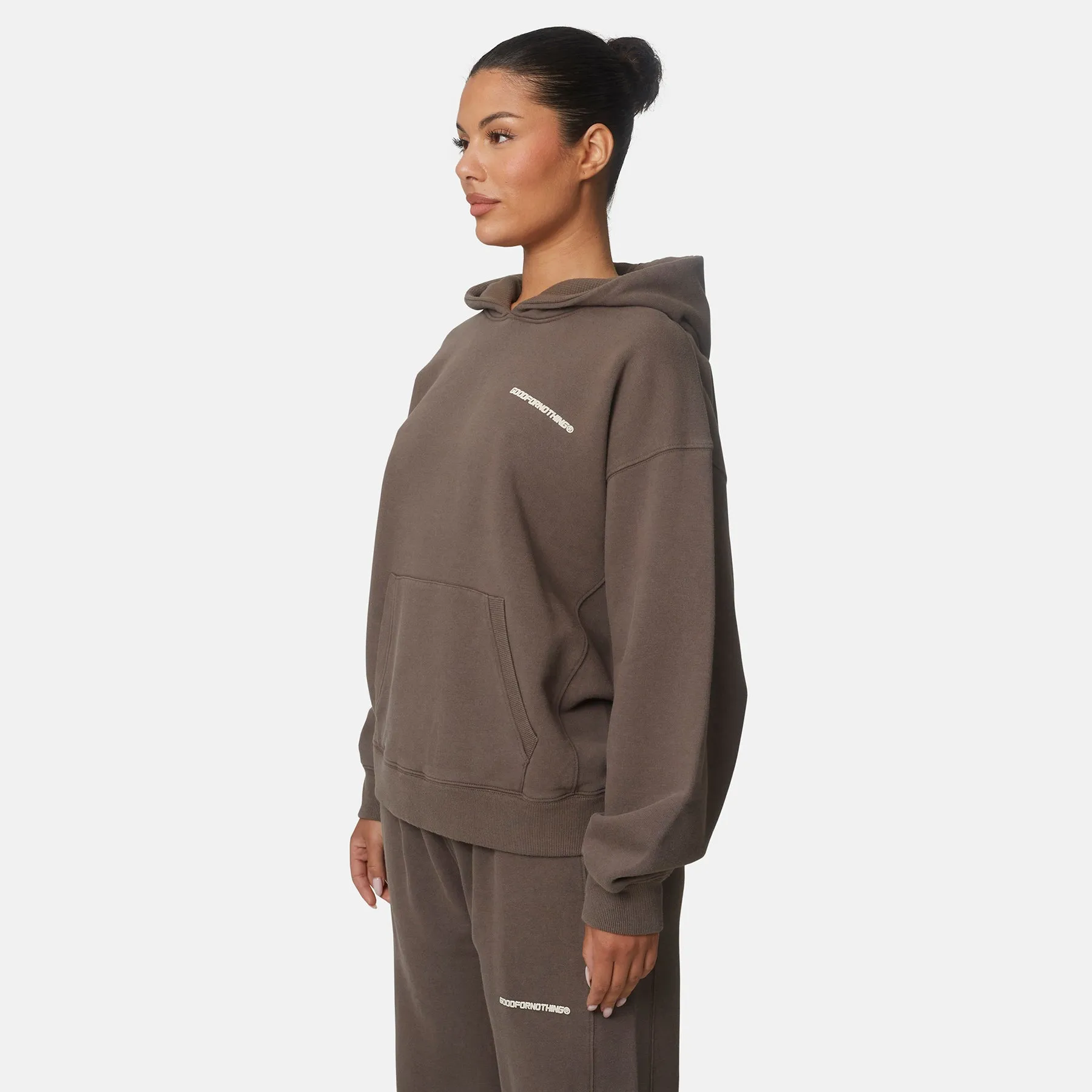 Essential Morel Oversized Pullover Hoodie sold by Good for Nothing product image thumbnail 2
