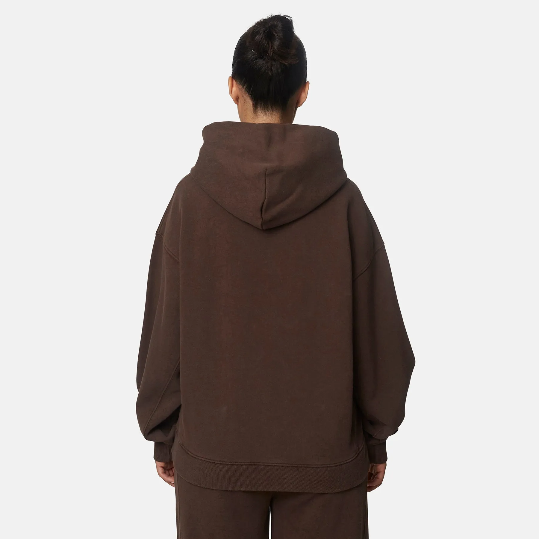 Essential Chocolate Brown Oversized Pullover Hoodie sold by Good For Nothing Clothing product image thumbnail 4