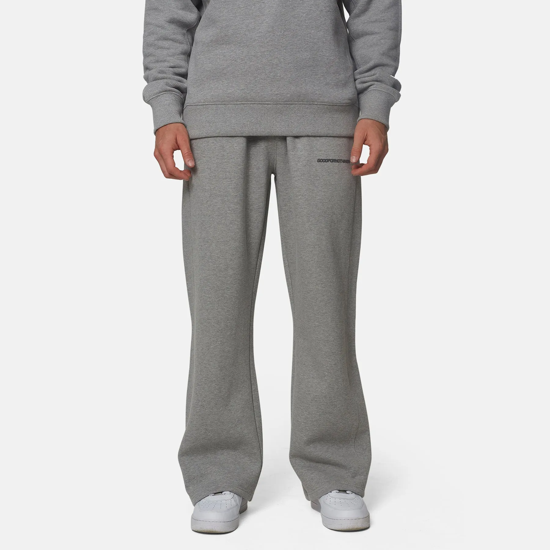 Dark Grey Marl Essential Oversized Joggers sold by Good for Nothing