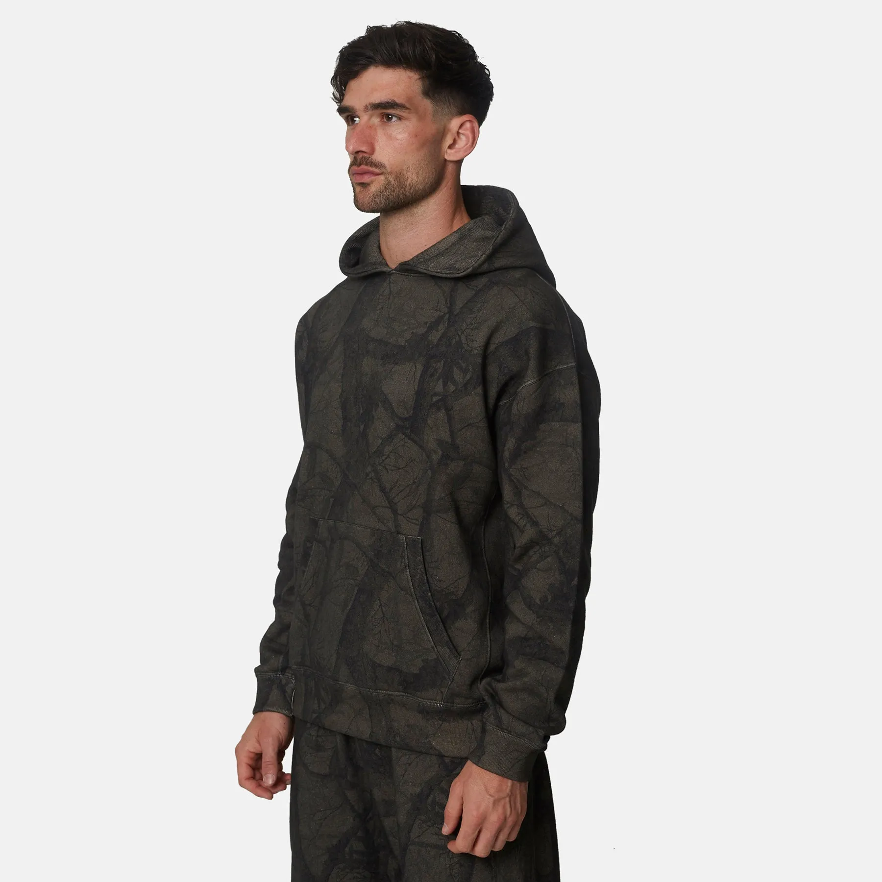 Essential Woodland Brown Oversized Fit Pullover Hoodie sold by Good for Nothing product image thumbnail 2