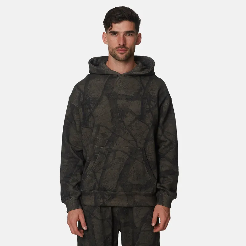 Essential Woodland Brown Oversized Fit Pullover Hoodie made by Good For Nothing Clothing
