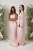Amelia Maxi Bridesmaid Dress - Matte True Blush sold by Pretty Lavish