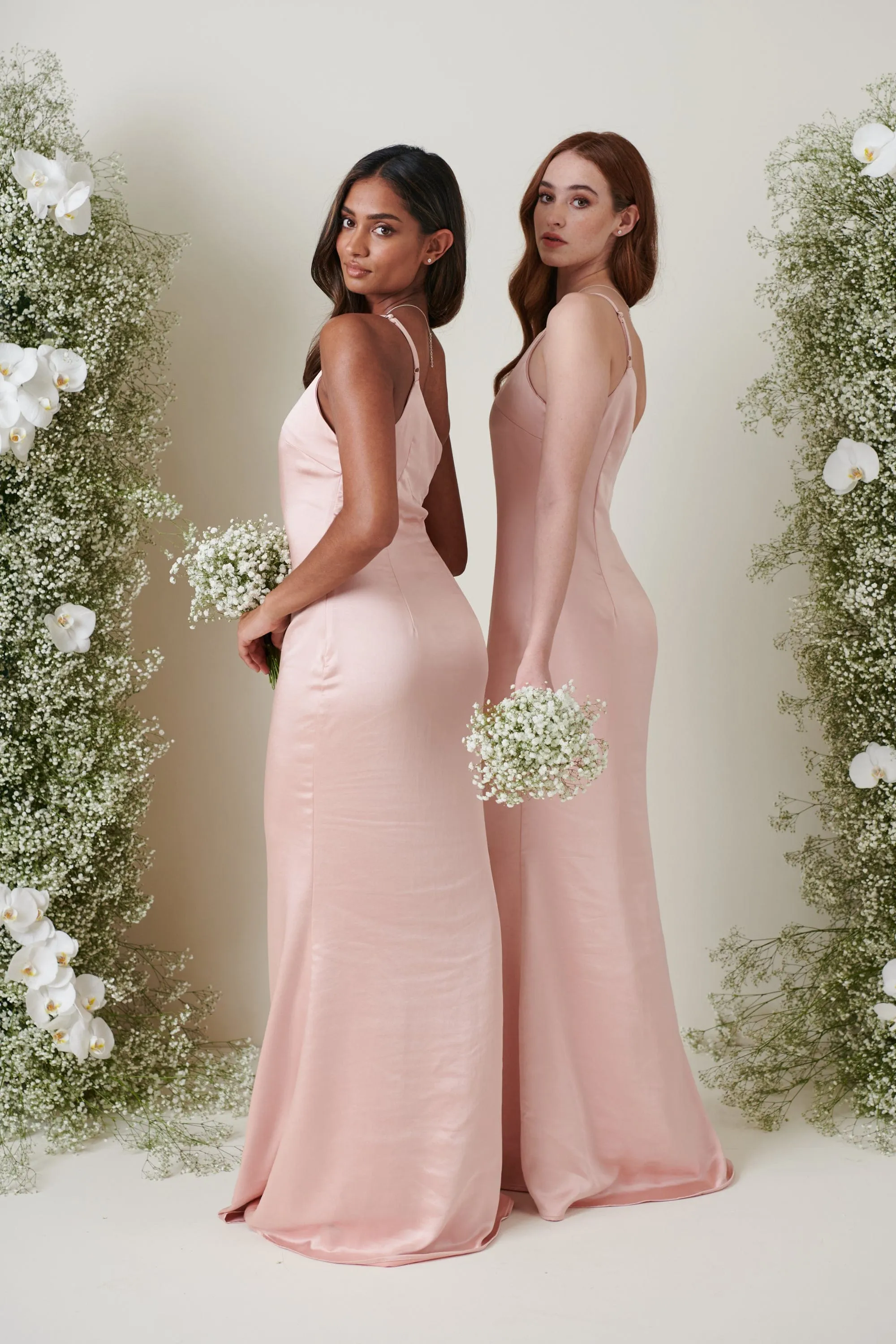 Amelia Maxi Bridesmaid Dress - Matte True Blush sold by Pretty Lavish product image thumbnail 4