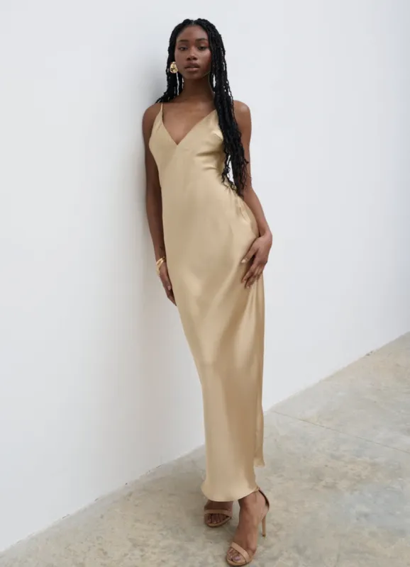 Jode Maxi Dress - Irish Cream sold by Pretty Lavish