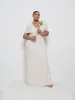 Edie Chiffon Maxi Bridesmaid Dress Curve - Champagne sold by Pretty Lavish