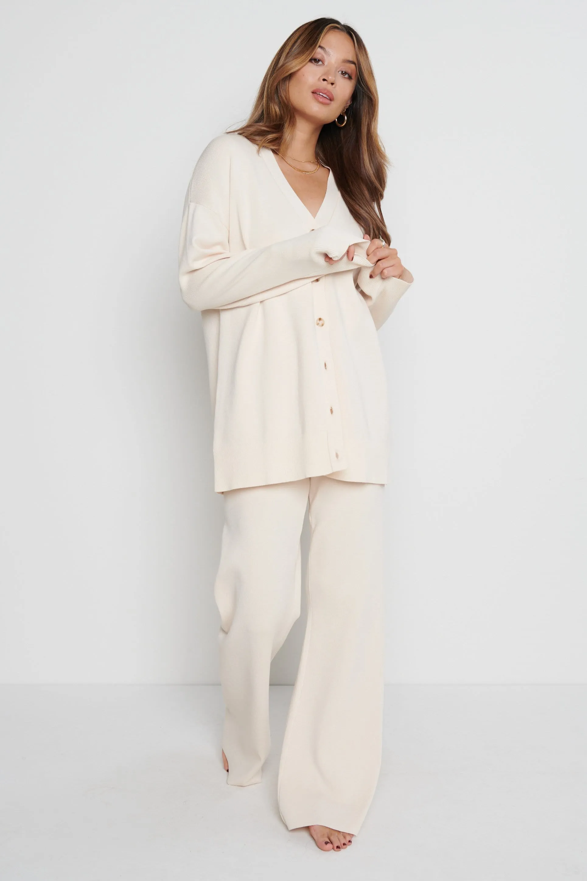 Hayden Knit Cardigan - Cream sold by Pretty Lavish product image thumbnail 5