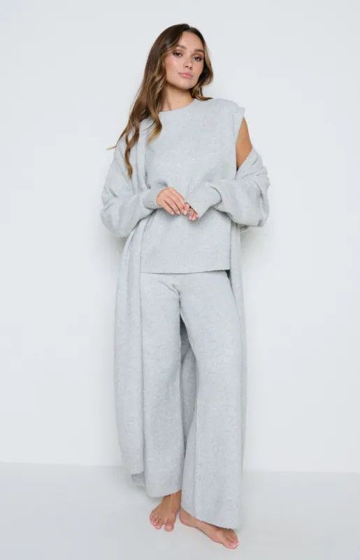 Millie Maxi Cardigan - Grey sold by Pretty Lavish
