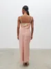Harper Slip Midaxi Dress - Tan Blush and Butter sold by Pretty Lavish