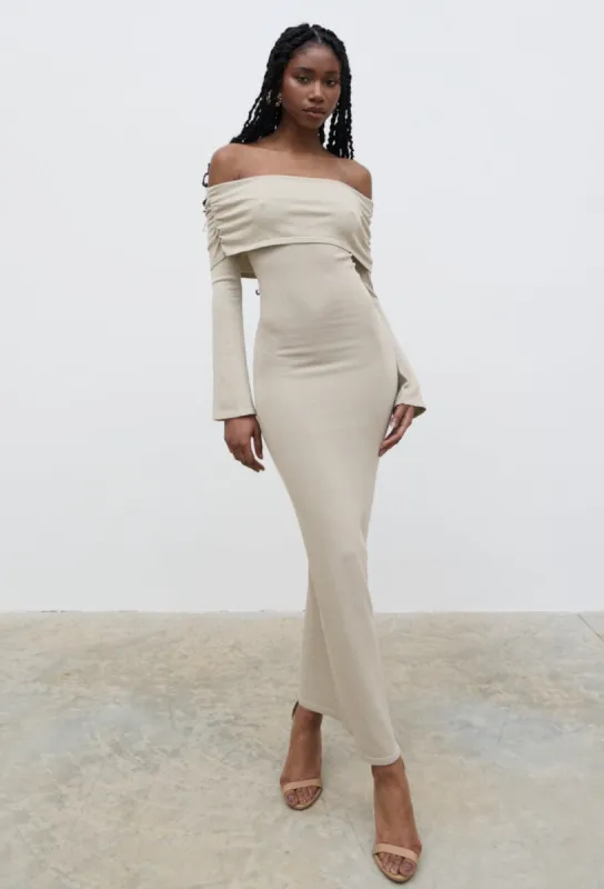 Soreya Glitter Maxi Dress - Gold sold by Pretty Lavish