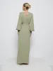 Sienna Chiffon Bridesmaid Dress - Olive sold by Pretty Lavish