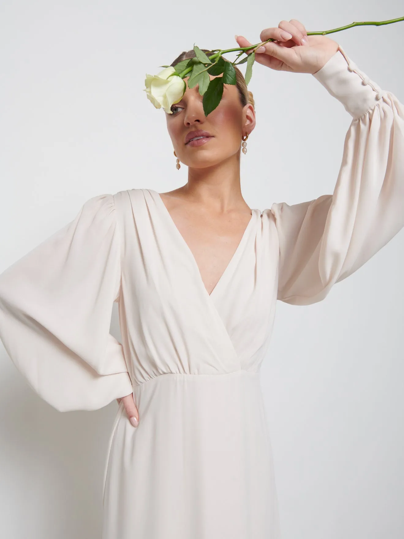 Sienna Chiffon Bridesmaid Dress - Champagne sold by Pretty Lavish product image thumbnail 5