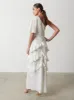 Romilly Printed Maxi Dress - Peony Abstract Floral sold by Pretty Lavish