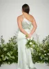 Amelia Maxi Bridesmaid Dress Curve - Matte Sage sold by Pretty Lavish