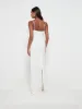 Tillie V - Neck Maxi Bridesmaid Dress - Ivory sold by Pretty Lavish
