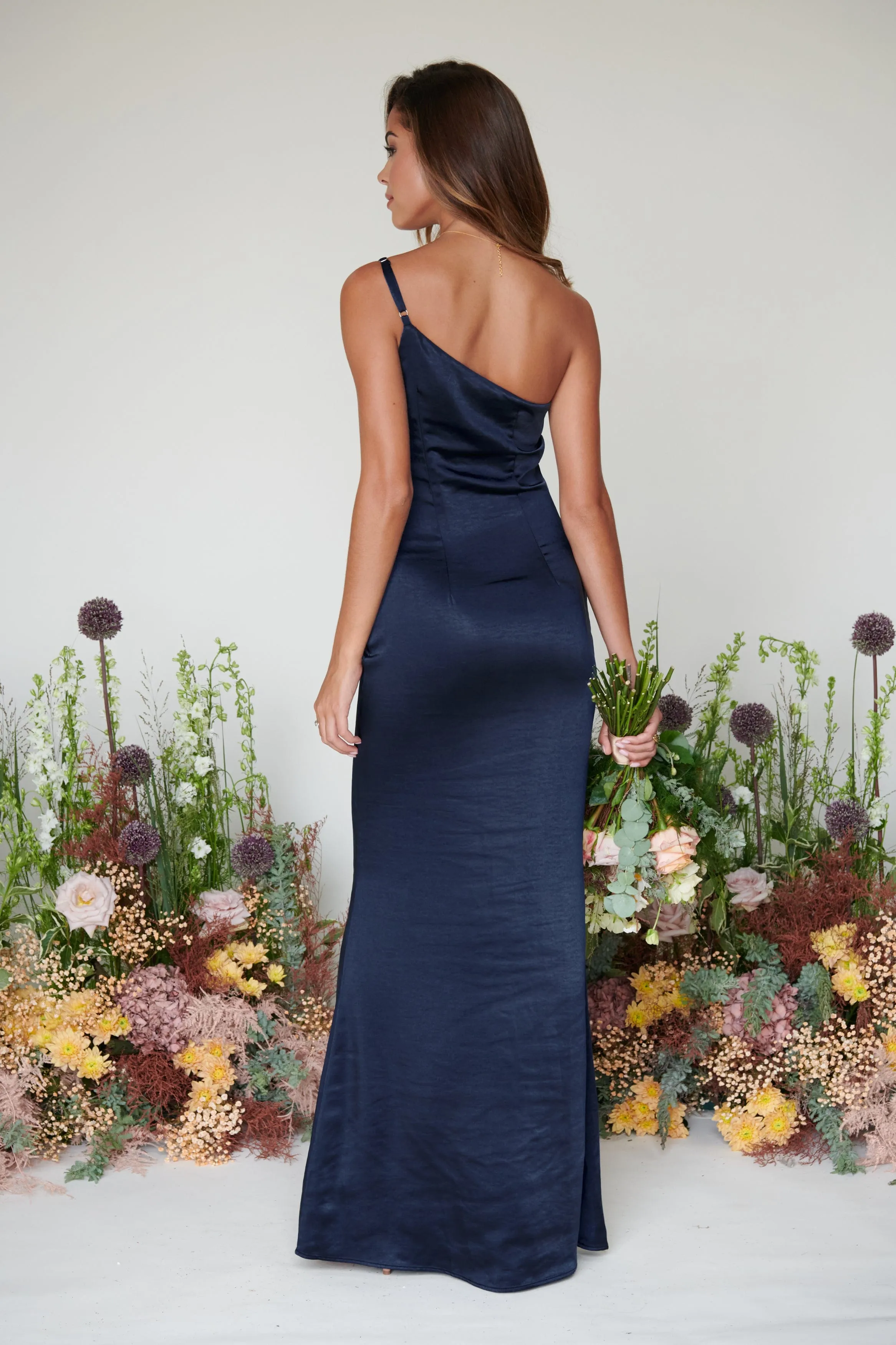 Amelia Maxi Bridesmaid Dress - Matte Navy sold by Pretty Lavish product image thumbnail 4