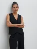 Taya Tailored Waistcoat - Black sold by Pretty Lavish