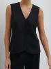 Taya Tailored Waistcoat - Black sold by Pretty Lavish