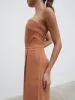 Campbell Bandeau Jumpsuit - Sunburn sold by Pretty Lavish