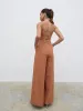 Campbell Bandeau Jumpsuit - Sunburn sold by Pretty Lavish