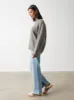 Camille Oversized Borg Jumper - Charcoal sold by Pretty Lavish