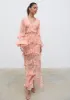 Evie Maxi Dress - Terracotta Petal sold by Pretty Lavish