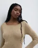 Anastasia Sequin Maxi Knit Dress - Gold sold by Pretty Lavish