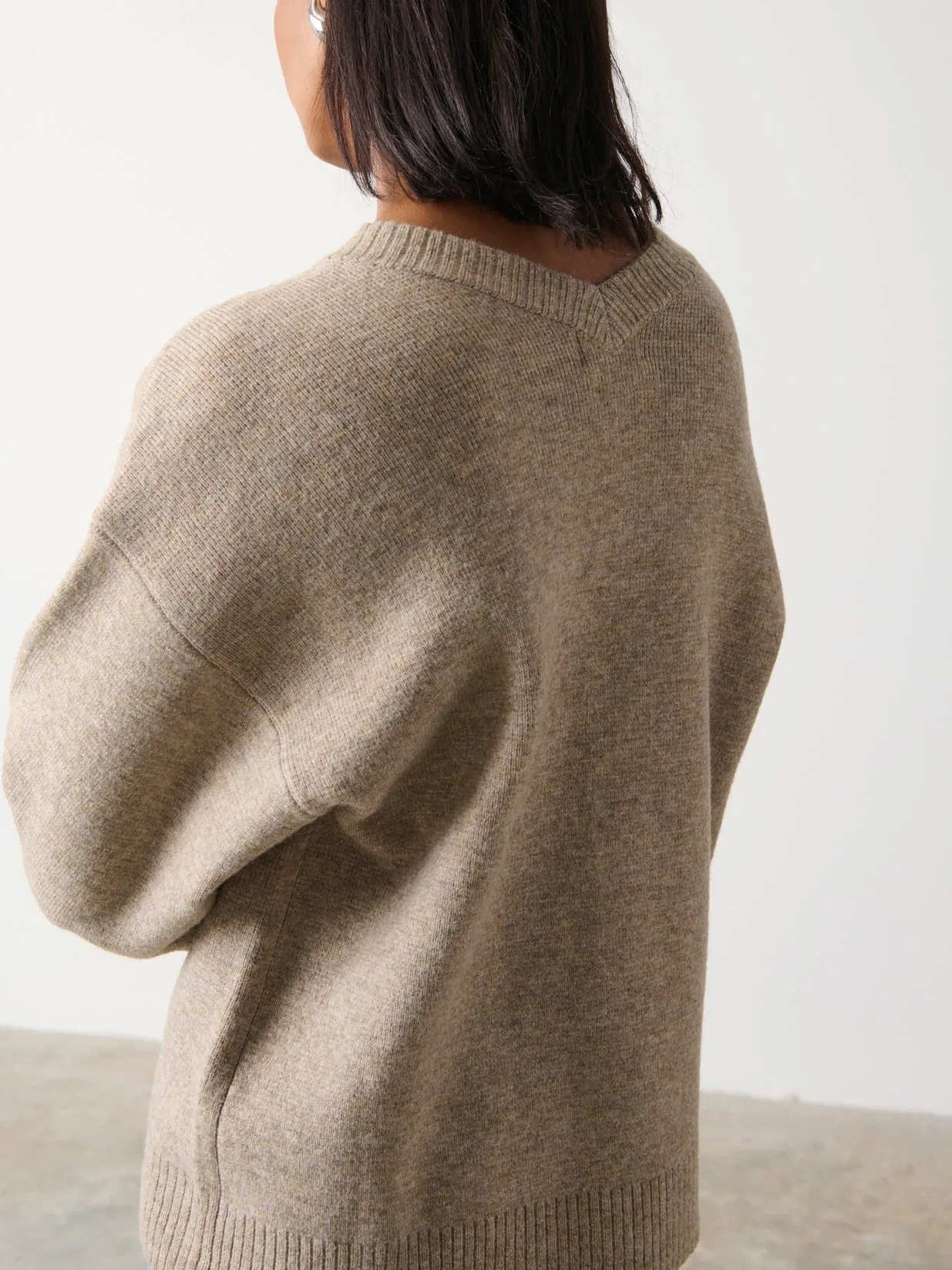 Makai Oversized Cardigan - Beige sold by Pretty Lavish product image thumbnail 2