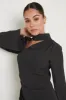 Athene Cut Out Mini Dress - Black sold by Pretty Lavish