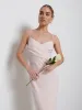 Kehlani Twist Cami Bridesmaid Dress - Blush sold by Pretty Lavish