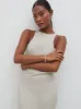 Nicole Racer Midaxi Dress - Beige sold by Pretty Lavish