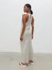 Nicole Racer Midaxi Dress - Beige sold by Pretty Lavish
