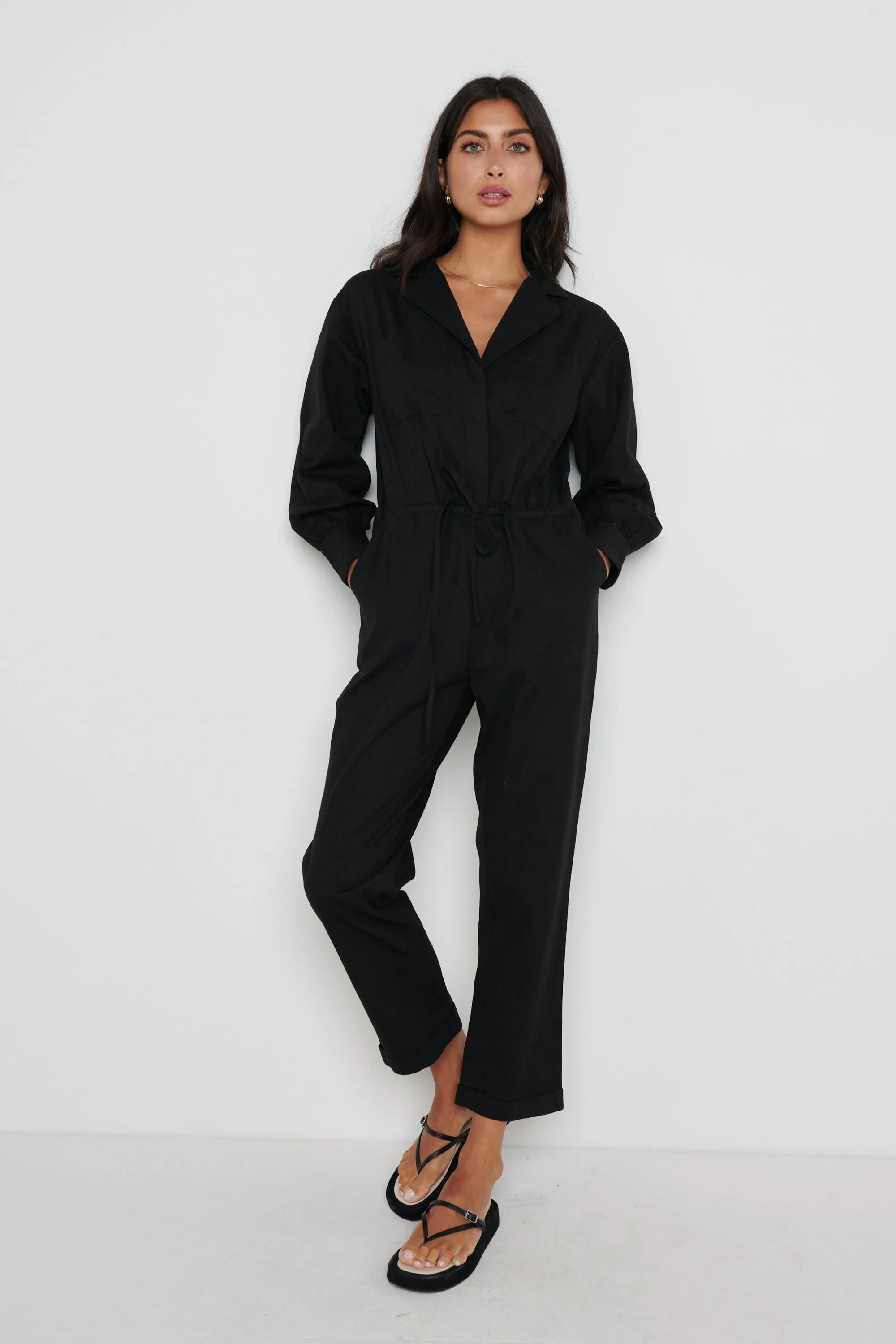 Cara Boilersuit - Black sold by Pretty Lavish product image thumbnail 4