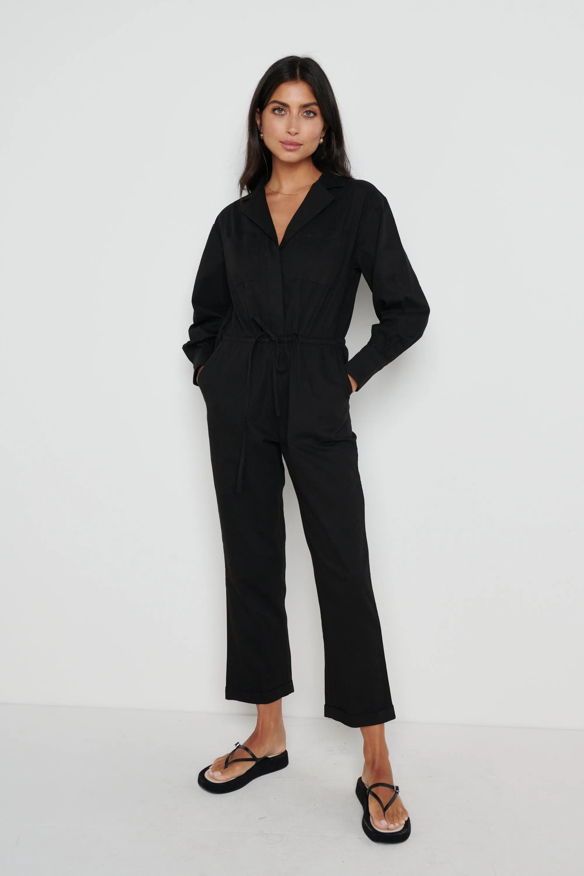 Cara Boilersuit - Black sold by Pretty Lavish product image thumbnail 2