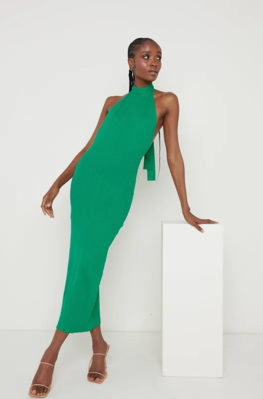 Raleigh Knit Midaxi Dress - Emerald Green sold by Pretty Lavish
