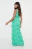 Piper Ruffle Maxi Dress - Green sold by Pretty Lavish