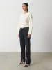 Simone Tie Back Jumper - Cream sold by Pretty Lavish