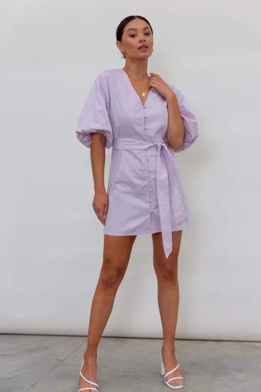 Naya Mini Dress - Lilac sold by Pretty Lavish