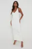 Lara Ribbed Midaxi Dress - Cream sold by Pretty Lavish