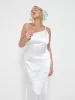 Amelia Maxi Bridesmaid Dress - Matte Ivory sold by Pretty Lavish