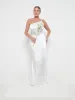 Amelia Maxi Bridesmaid Dress - Matte Ivory sold by Pretty Lavish