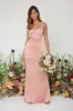 Piper Maxi Bridesmaid Dress - Matte Tan Blush sold by Pretty Lavish